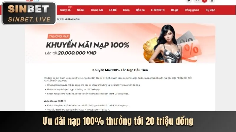 Hoàn trả hàng tuần cho casino và thể thao